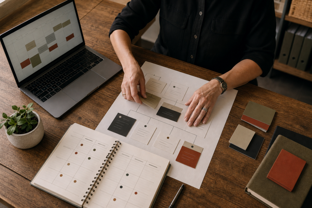 How to plan social media content with a weekly strategy map