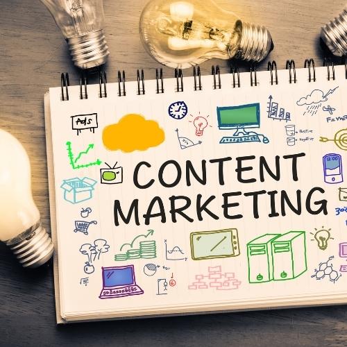 Content marketing - notebook