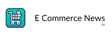 Ecommerce News logo. Green with Grocery Cart within the square