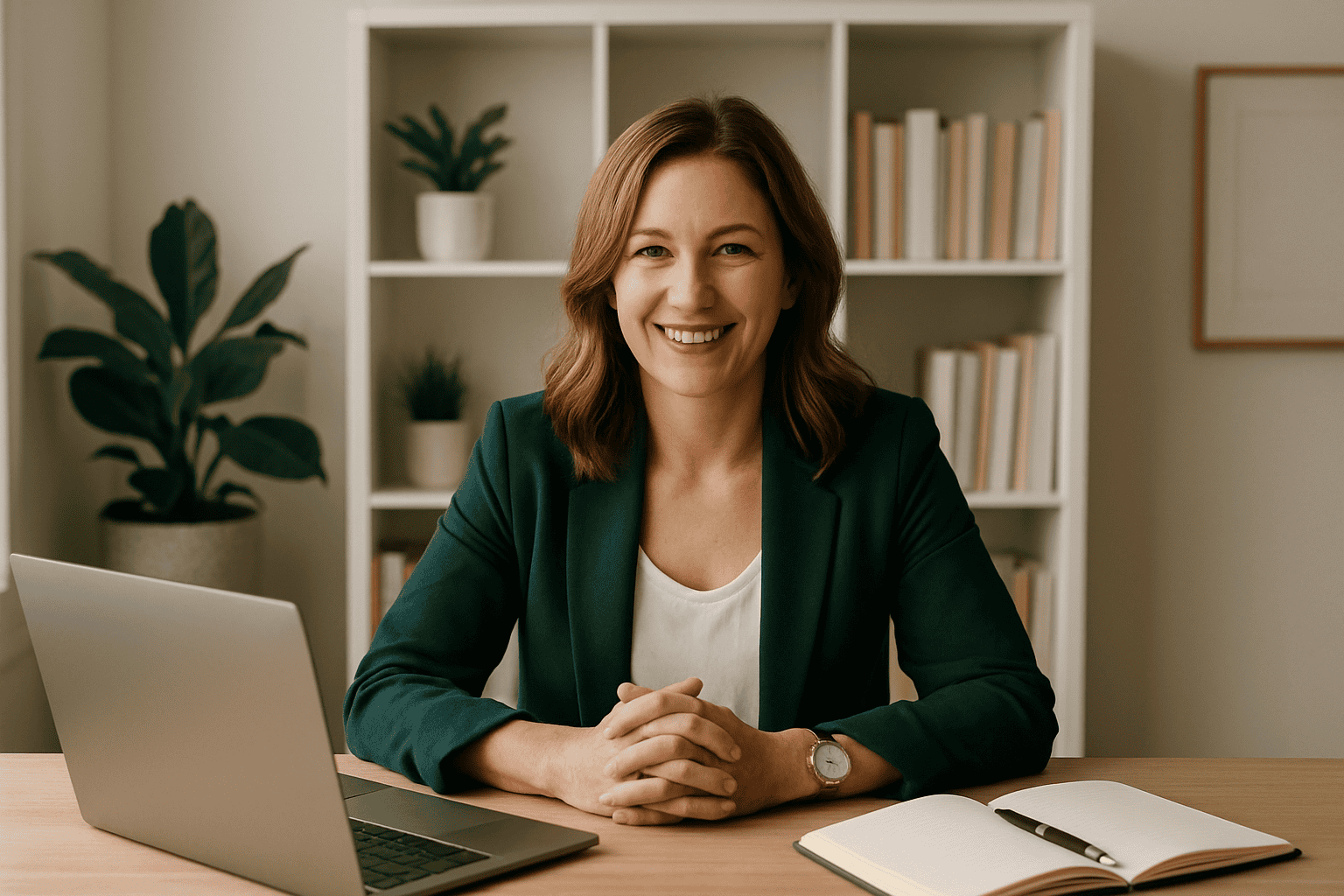 Small BUsiness Marketing Blog - Woman at the desk
