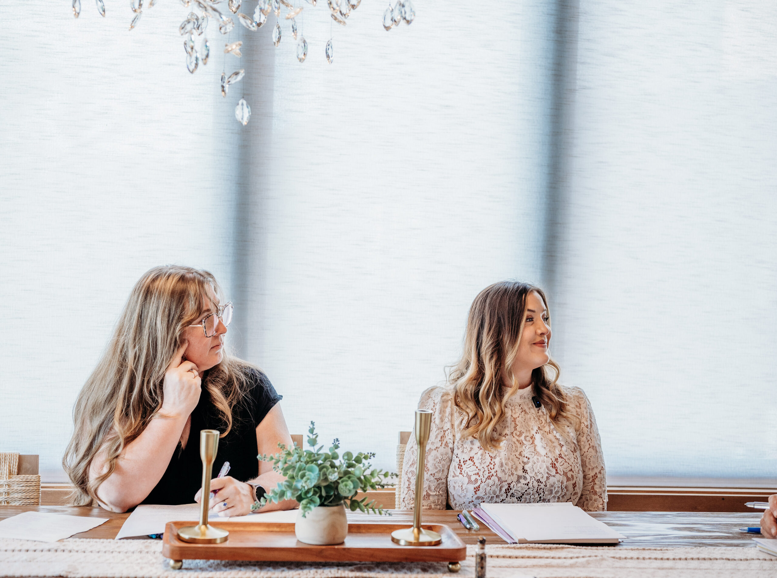 Lisa Benson leading business coaching programs for women during a strategy session